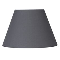 Abat-jour forme conique Ø14p gris ardoise
